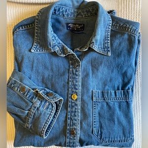 Vintage Eddie Bauer Denim Shirt Size M